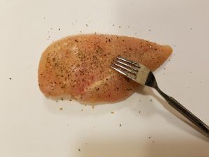 鶏むね肉の下ごしらえ