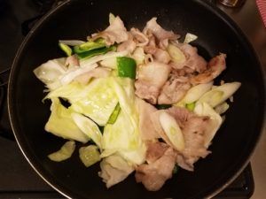 野菜を投入