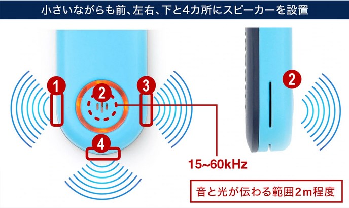 虫が嫌がる音を発信