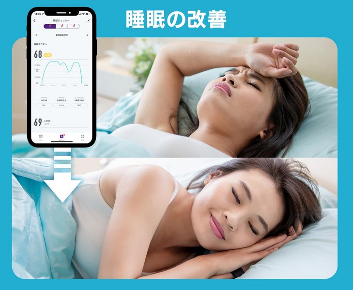 睡眠の改善に