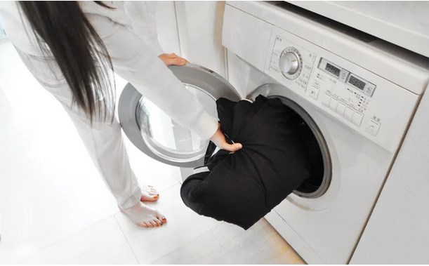 布団ごと洗濯機で丸洗い可能